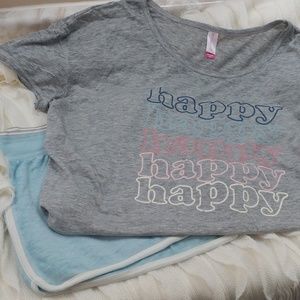 Happy Happy Happy! T-shirt and Short set